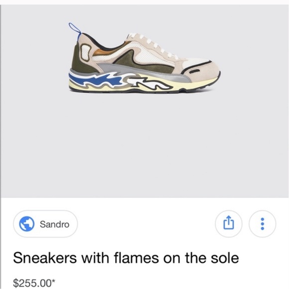 Sandro Flame Sneakers limited ed - Picture 4 of 9